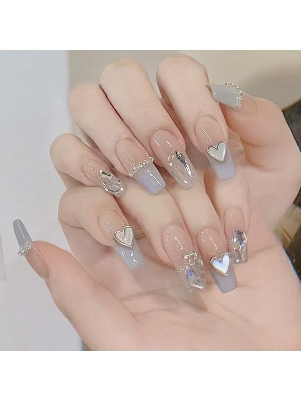 Girly Glam - Nail Junkie - full artificial nail set
